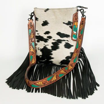 American Darling Large Crossbody Hair on Genuine Leather Western Women Bag | Handbag Purse for Cute